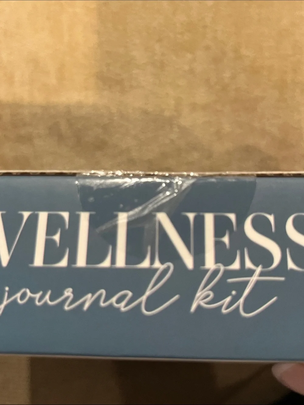 Wellness Journal Kit - Blue Floral Self-Care Notebook Set